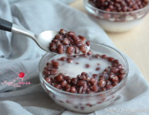 红豆沙冰的做法,自制红豆沙冰,简单美味两不误